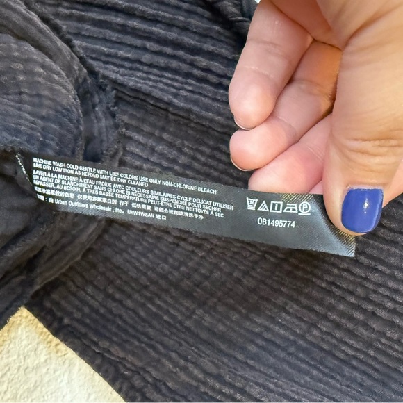 Anthropologie Molly Gauze Black Wash Women’s Oversized Cover-Up Romper Sz XL - Picture 8 of 13